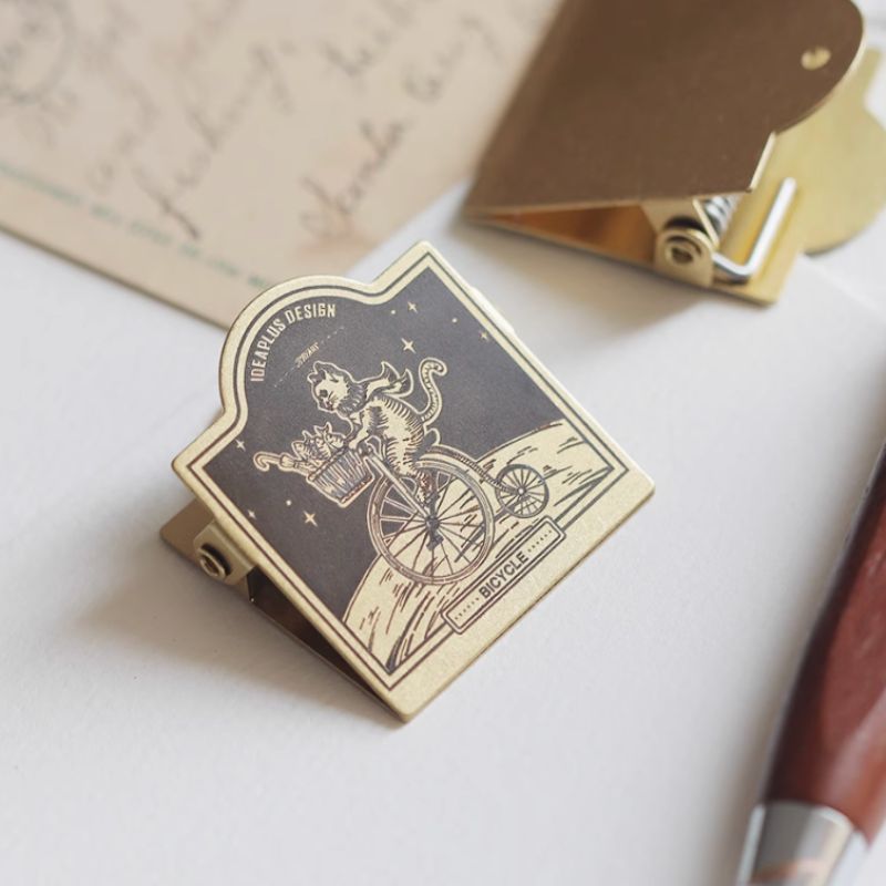 Mässing vintageklämma