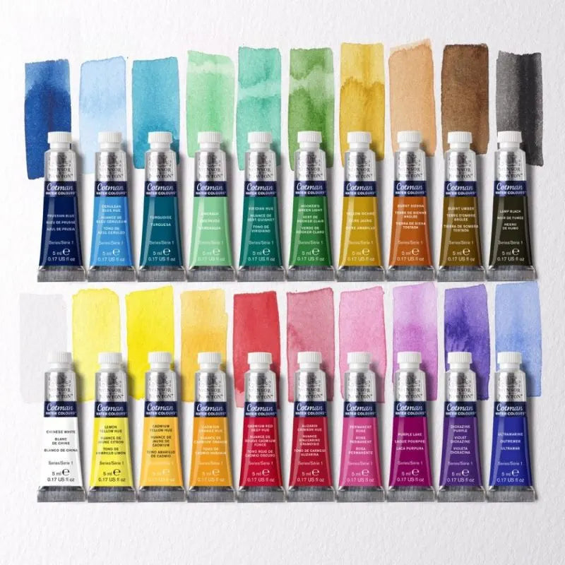 Winsor & Newton® Cotman - 20-delars akvarellset